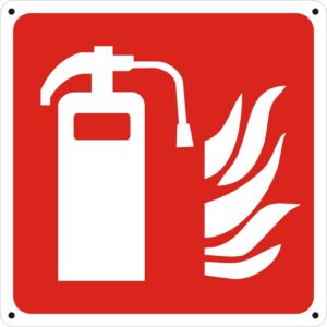 Plaque extincteur plaque