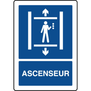 Panneau d'information vertical ascenseur Panneau vertical ascenseur