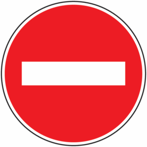 Panneau routier sens interdit Panneau routier sens interdit