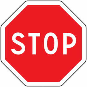 Panneau routier stop Panneau routier stop