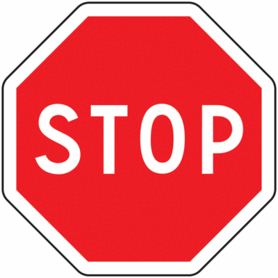 Panneau routier stop Panneau routier stop