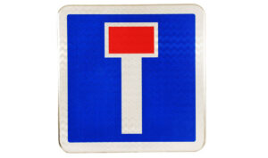 Panneau-routier-voie-sans-issue Panneau routier voie sans issue