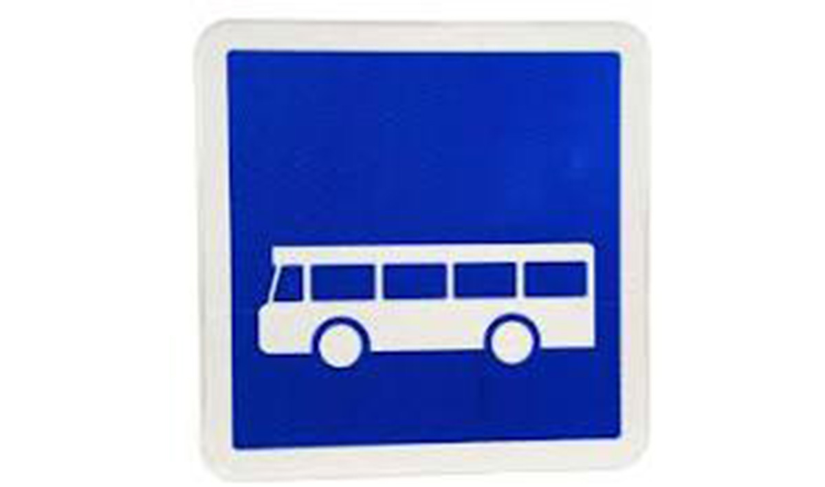 Panneau arrêt de Bus