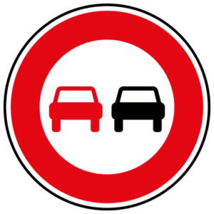 Panneau-de-signalisation-routier-Panneau-Interdiction-de-Depasser panneau interdiction dépasser Sénégal