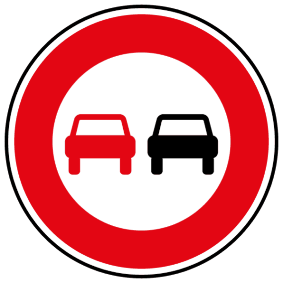 panneau interdiction dépasser Sénégal