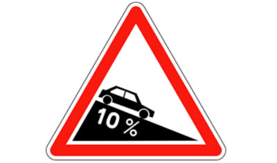 Panneau-descente-dangereuse descente dangereuse