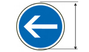 Panneau-obligatoire-de-tourner-à-gauche Panneau Obligation de tourner à gauche