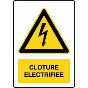 Plaque-clôture-electrique Clôture Electrique