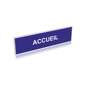 accueil-p Panneau de signalisation accueil