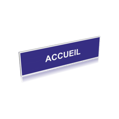 accueil-p Panneau de signalisation accueil