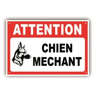 panneau-attention-chien-mechant Attention Chien Méchant