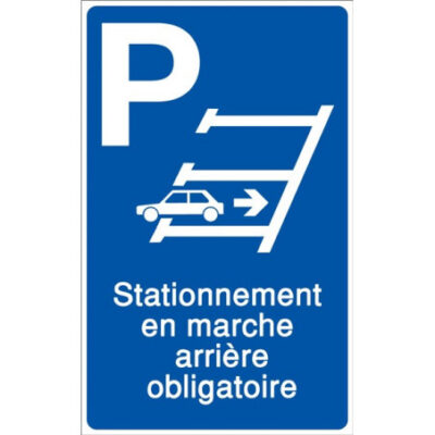 panneau parking marche arrière Sénégal