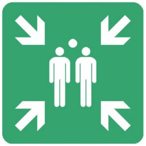 panneau point de rassemblement Sénégal