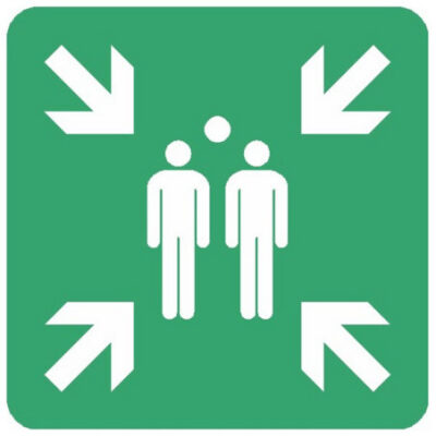 panneau point de rassemblement Sénégal