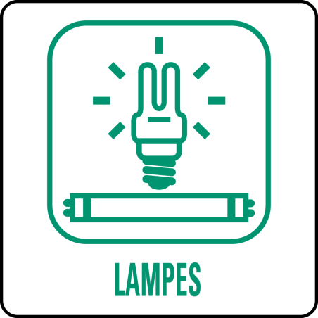 panneau déchetterie lampes Sénégal