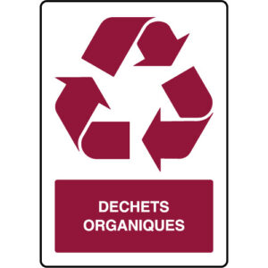 objets-organique Panneau Tri déchet Organiques