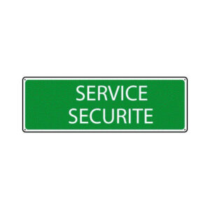 service-securite Panneau Service Sécurité