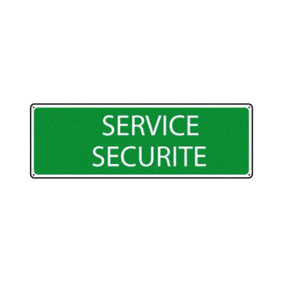 service-securite Panneau Service Sécurité