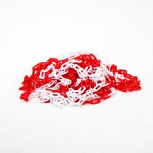 Chaîne Plastique Rouge et Blanche de Délimitation