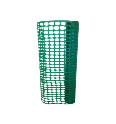 Grillage de chantier disponible en vert, jaune ou bleu pour le balisage des travaux.