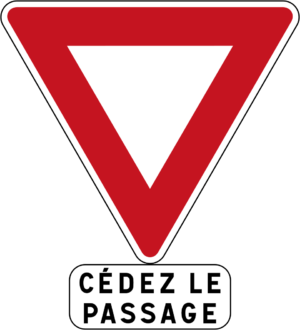 panneau-cedez-le-passage-dakar Panneau Routier Cédez le Passage